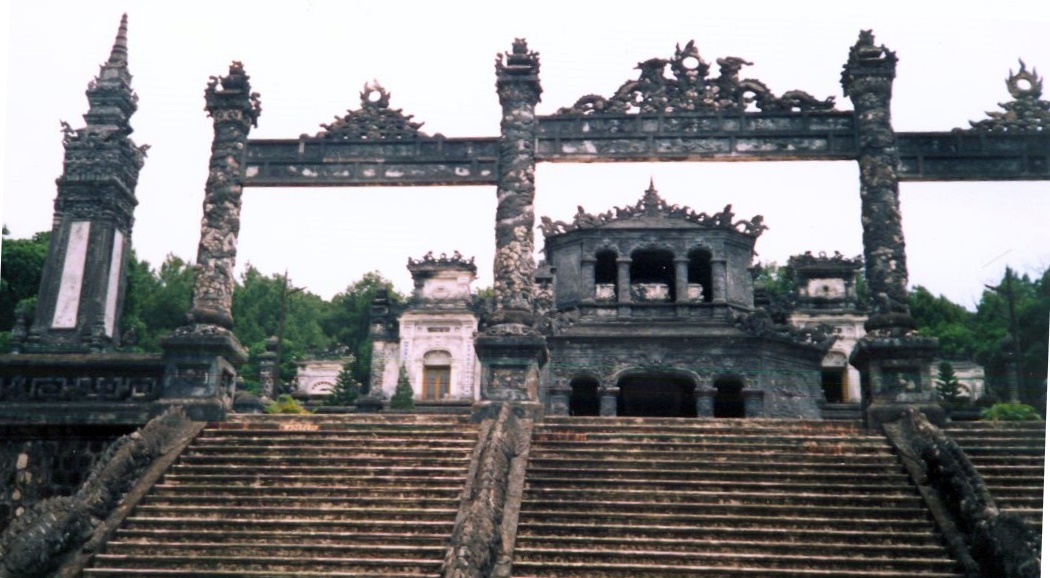 Entrance Arch to Khai Dinh Tomb in Hue