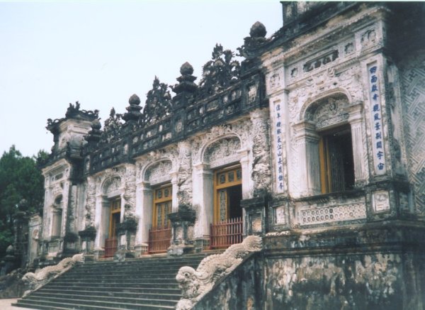 Mausoleum at Khai Dinh Tomb in Hue