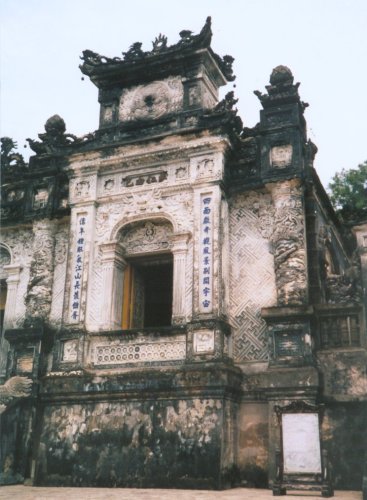 Mausoleum at Khai Dinh Tomb in Hue