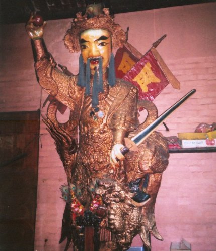 Effigy in Emperor of Jade Pagoda in Saigon ( Ho Chi Minh City )