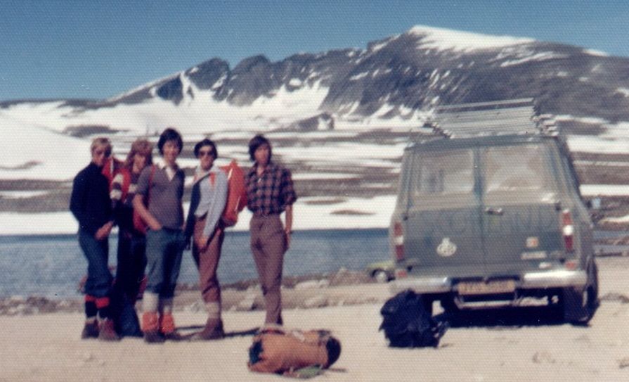 Ford Transit - On ascent of Snohetta in Norway in Scandinavia Circuit