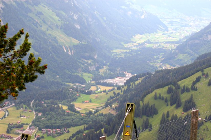 Kander Valley from Stock Cable Car