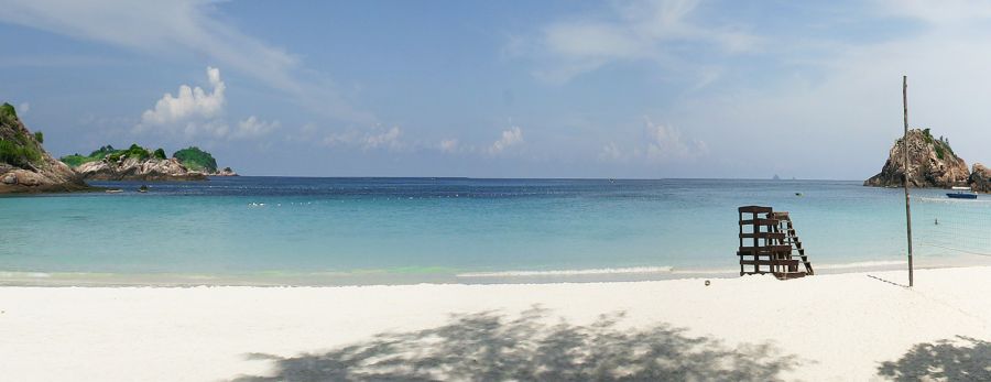 Beach on Redang Island off East Coast of Peninsular Malaysia