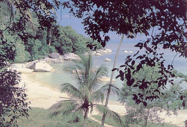Beach near Batu Ferringhi on Pulau Penang