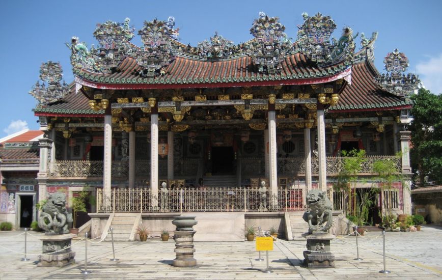 Khoo Kongsi Clan House in Georgetown on Pulau Penang