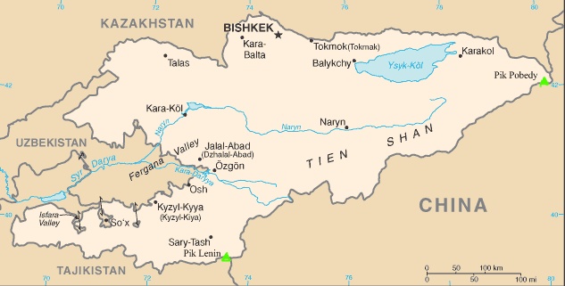 Tian Shan Mountains On World Map Photographs and location map of the Tien Shan Mountains in 