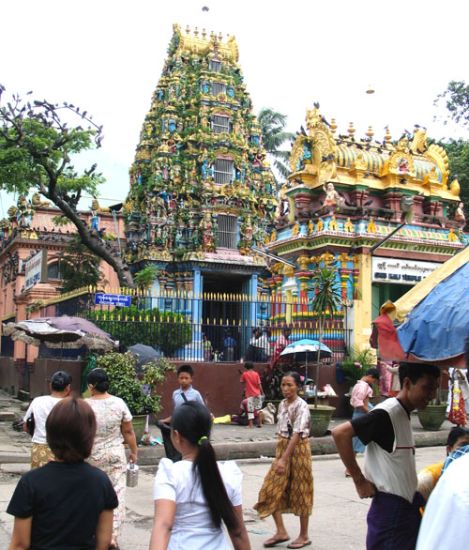 Sri Kali Hindu Temple in Yangon