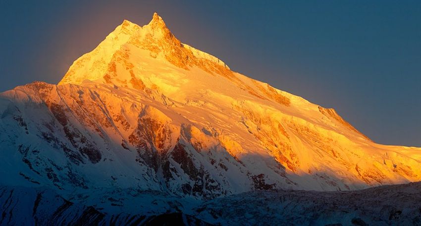 Sunset on Mount Manaslu