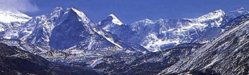 Island Peak ( Imja Tse ) in the Khumbu Region of the Nepal Himalaya