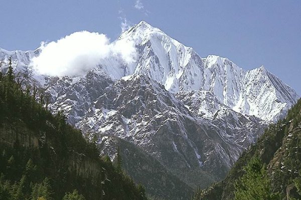 Annapurna II from Marsayangdi Valley