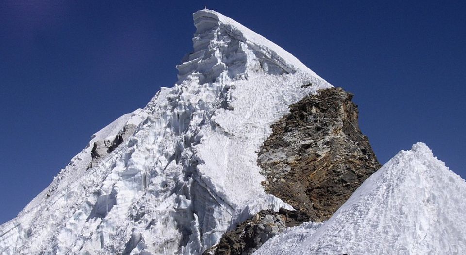 Lobuje East Peak in the Khumbu Region of the Nepal Himalaya