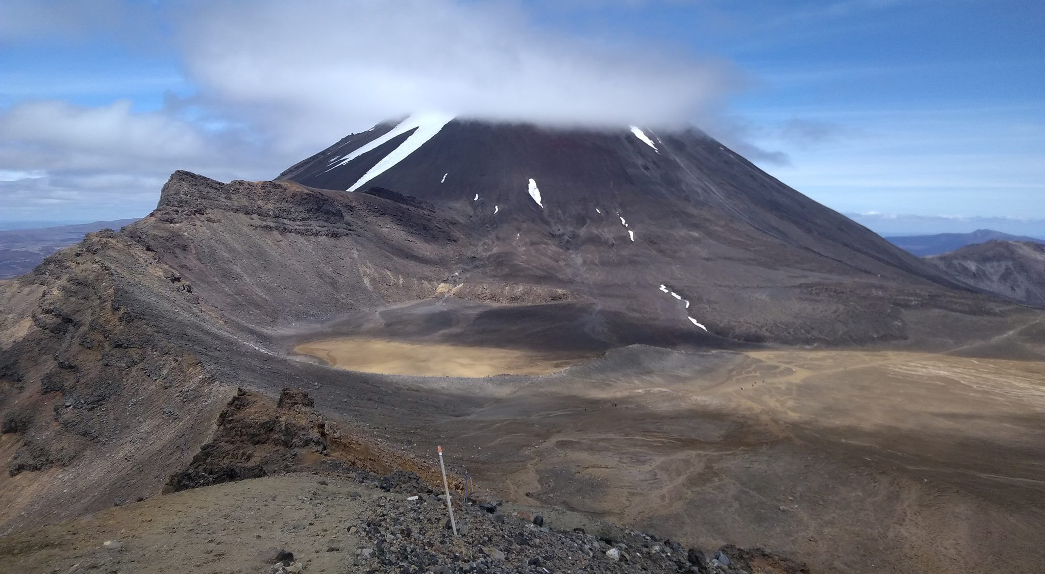 Mount Ngauruhoe on Tongariro Traverse