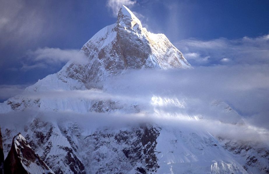 The Seven Thousanders - Masherbrum ( 7821m ) in the Karakorum Mountains of Pakistan