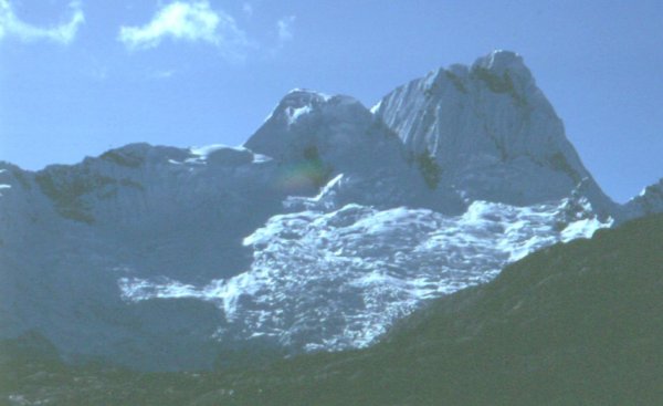 Andean Peak near Huaraz in Peru