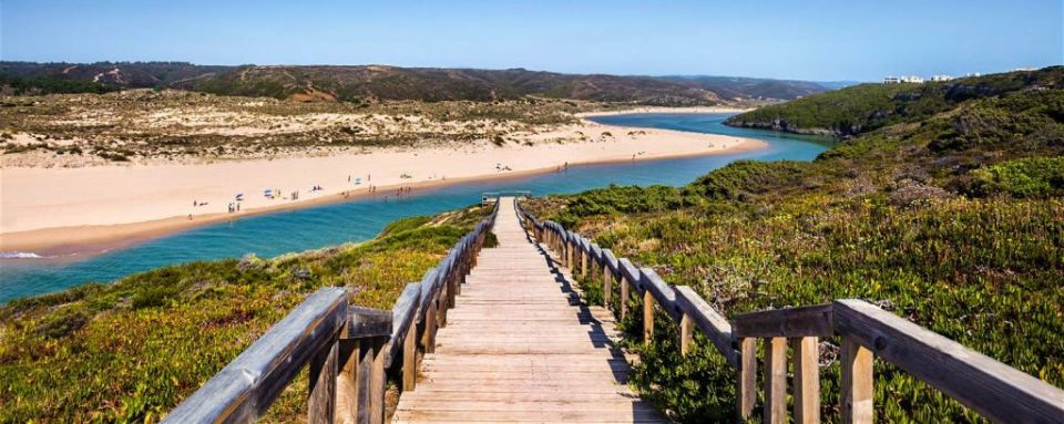 Praia da Amoreira on The Algarve in Southern Portugal