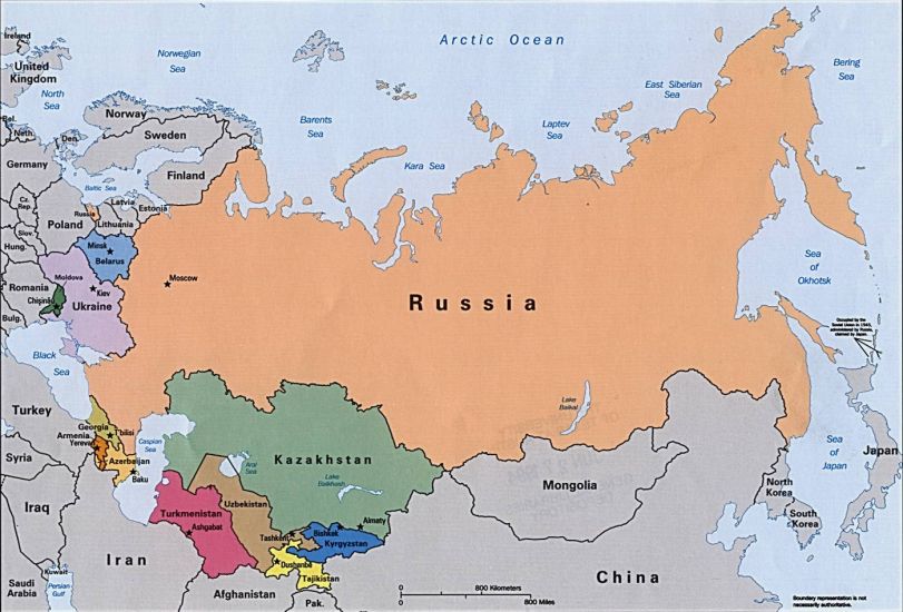 Map of Russia