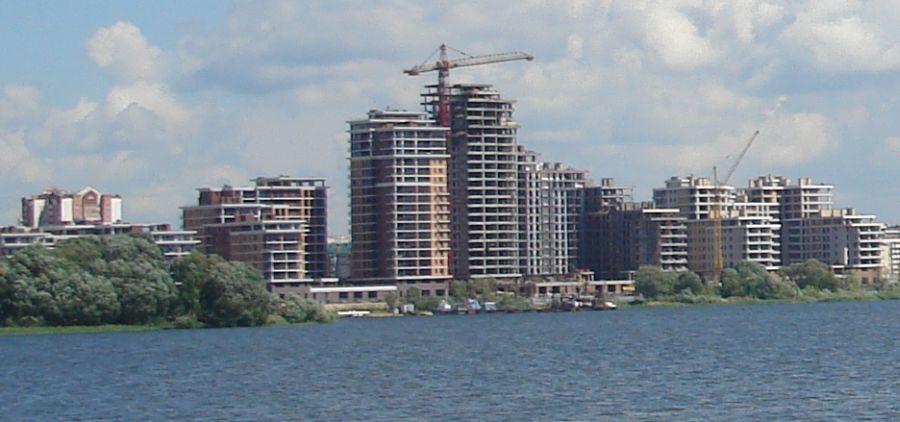 Qazansu River in Kazan, Russia