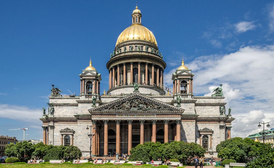 St Isaac's Cathedral in St Petersburg