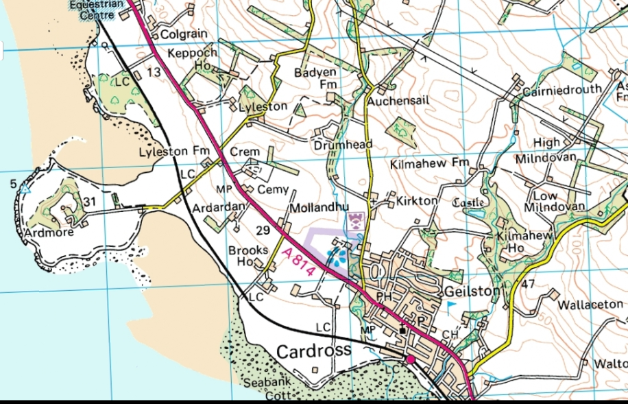 Ardmore Peninsula Map