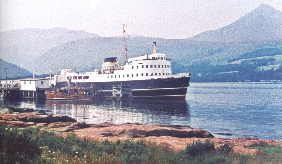 MV Glen Sannox at Brodick