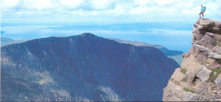 Arran Hills and Sea from Goatfell