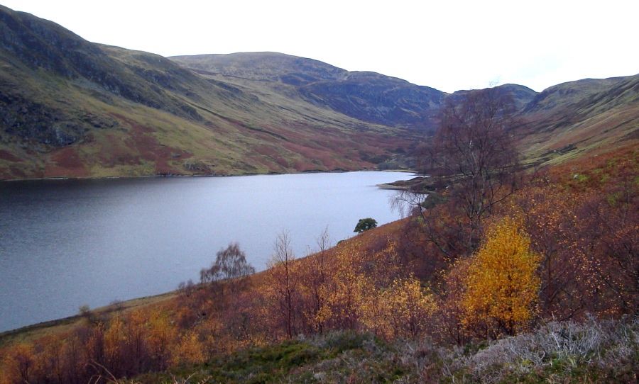 Ben Chonzie at head of Loch Turret