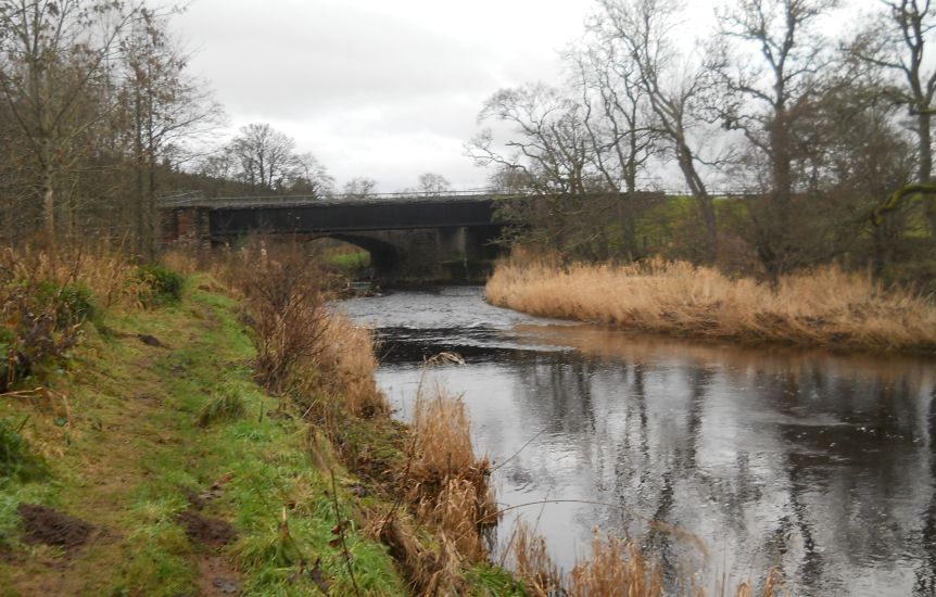 Road Bridge and Loch Katrine Pipe Line in Balfron Station Road