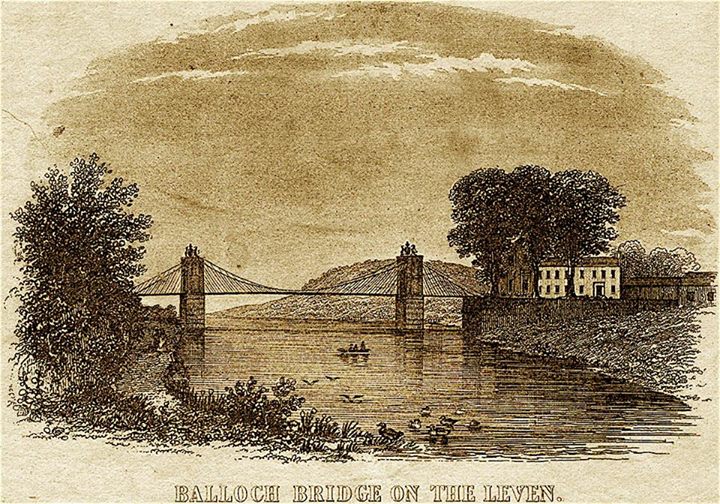 Old photo of Balloch Bridge