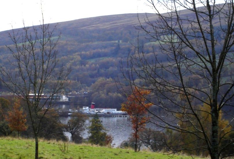 Maid of the Loch on Loch Lomond from Balloch Country Park