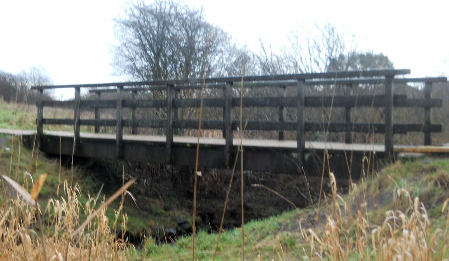 Bridge over burn in the Craigdhu Wedge