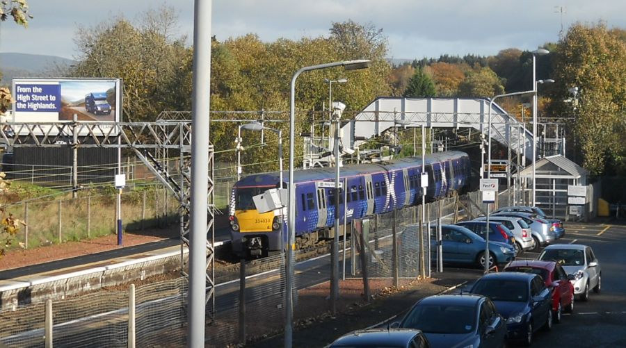 Railway Station at Hillfoot in Bearsden