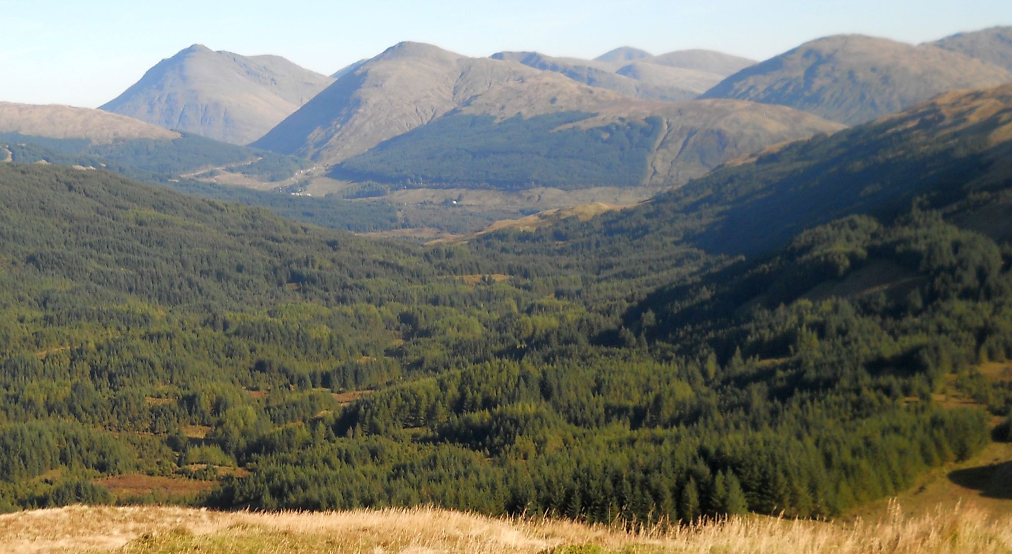 Ben Dorain and Beinn Odhar on route to Ben Oss