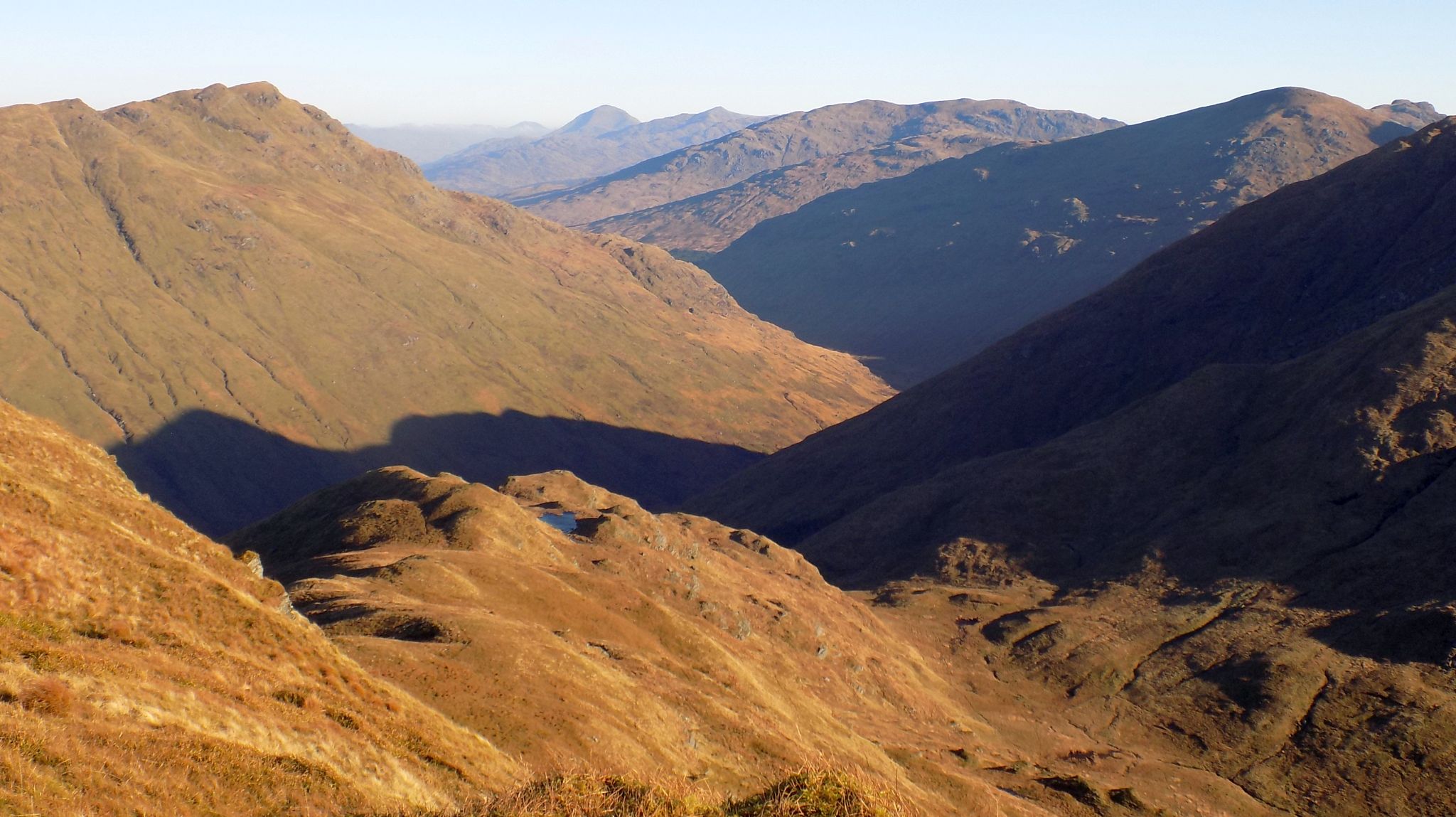 Glen Kinglas from Beinn an t-Seilich