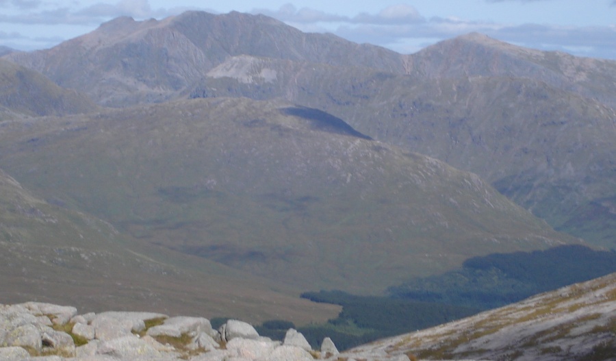 Aonach Eagach Ridge from Beinn Trilleachan