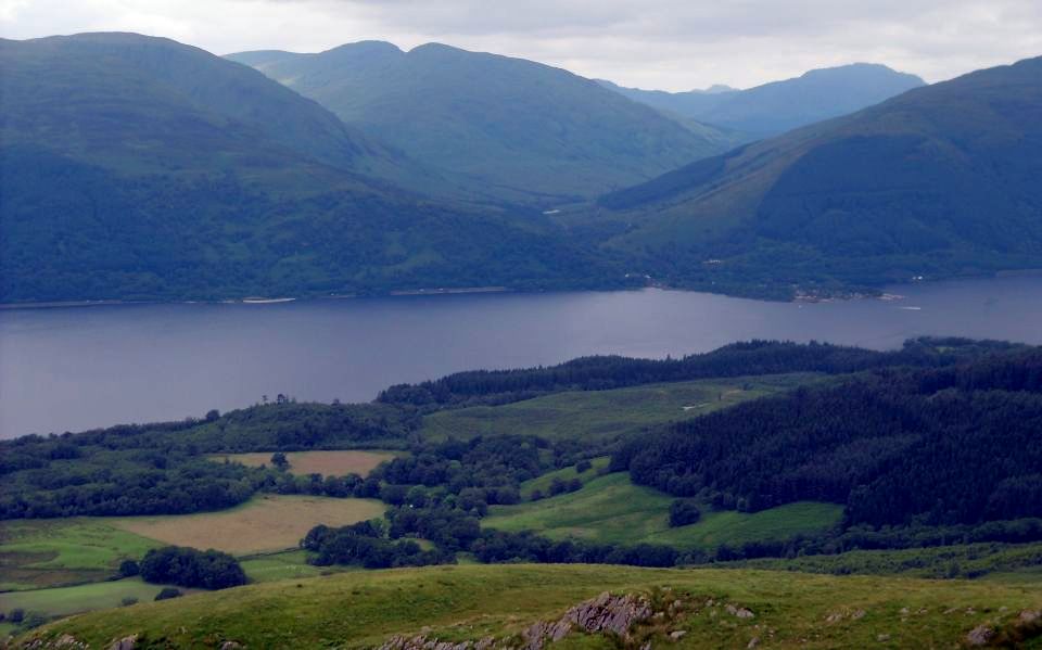 Luss Hills on ascent of Beinn Uird