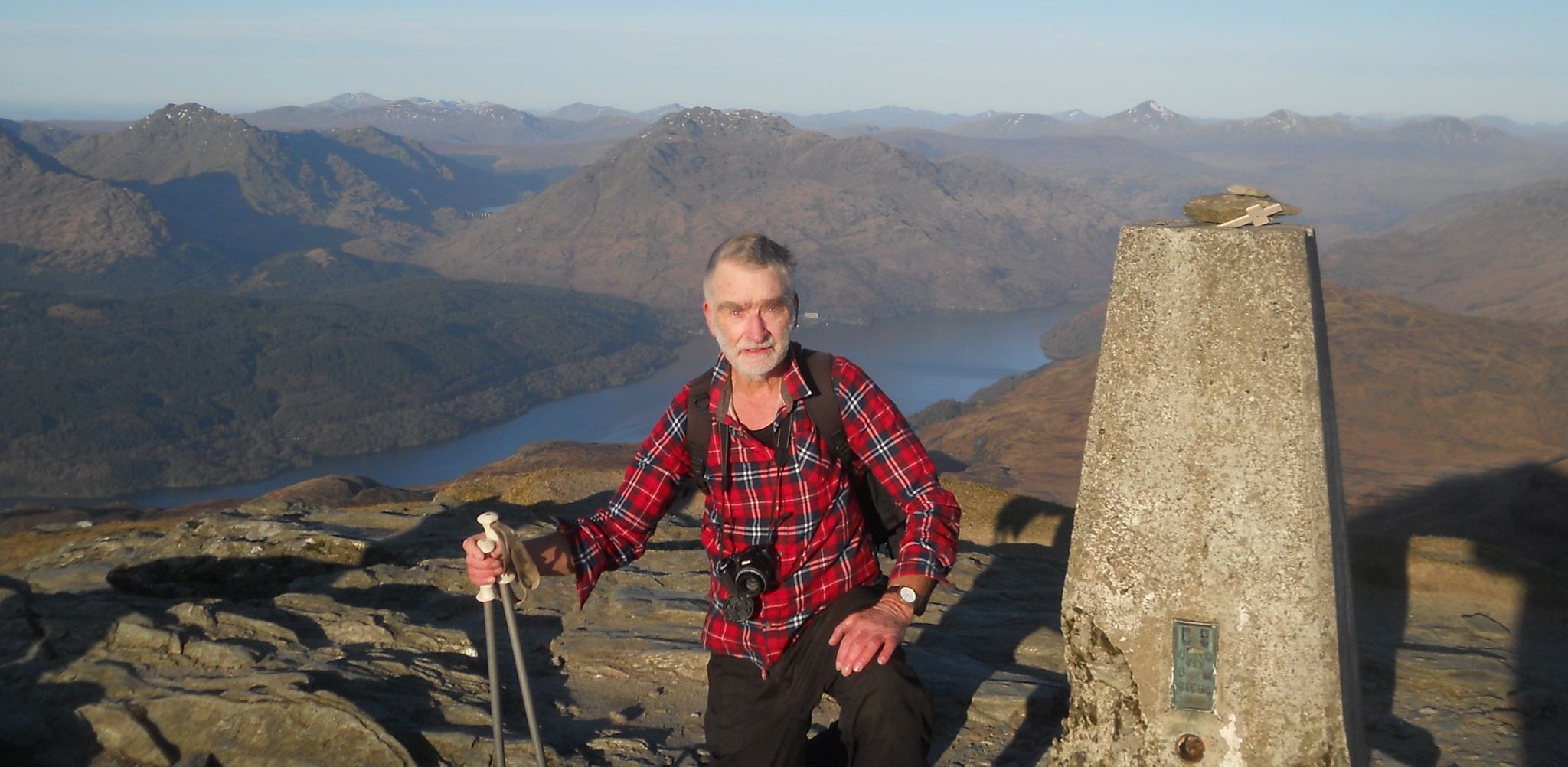 Arrochar Alps above Loch Lomond from Ben Lomond