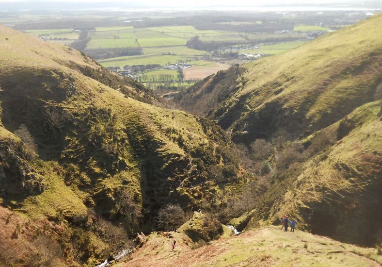 Mill Glen on descent to Tillicoultry from Ben Cleuch