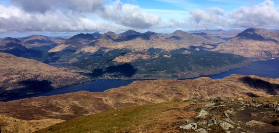 Arrochar Alps and Loch Lomond from Ben Lomond