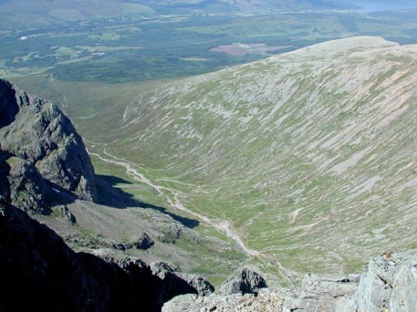 Allt a Mhuilinn from Ben Nevis