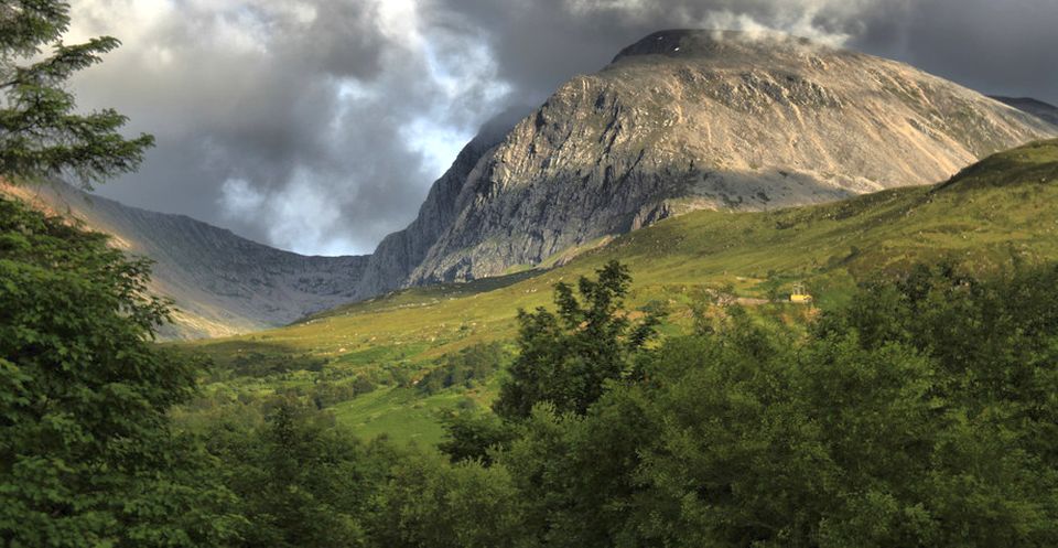 Ben Nevis approach by Allt a Mhuilinn