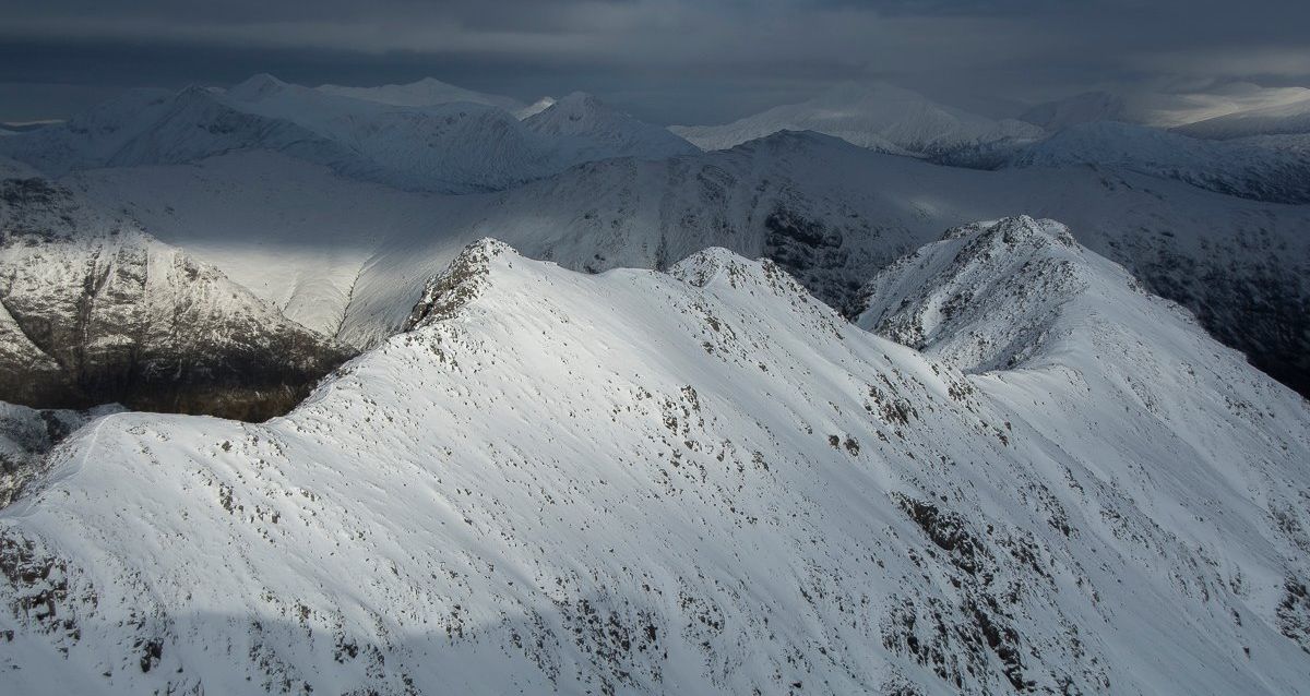 Three Sisters of Glencoe - Beinn Fhada ridge