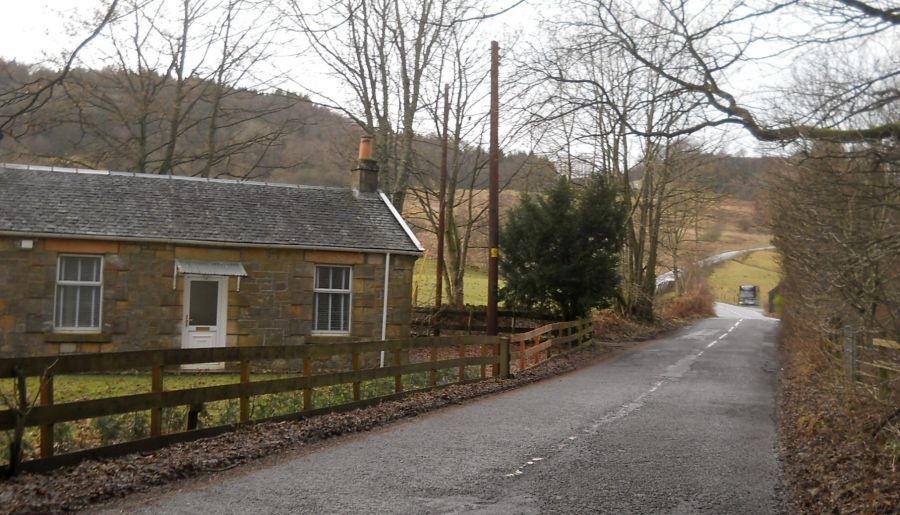 Old Railway Cottage on Station road at Blanefield