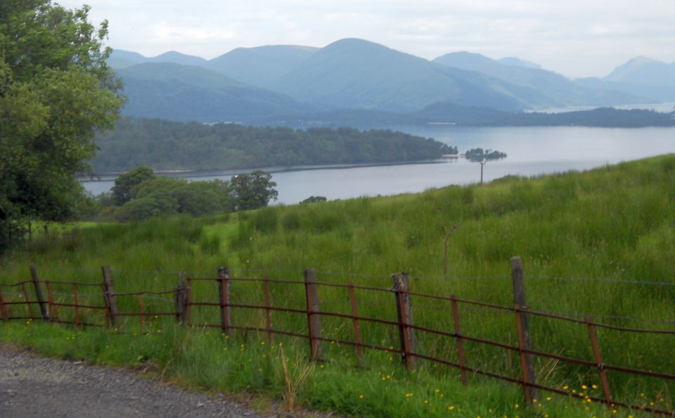 Luss Hills above Loch Lomond from the track to Boturich estate