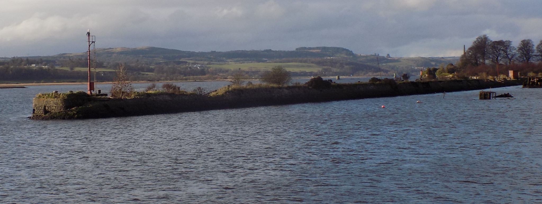 Frisky Wharf at Bowling Harbour on the Firth of Clyde