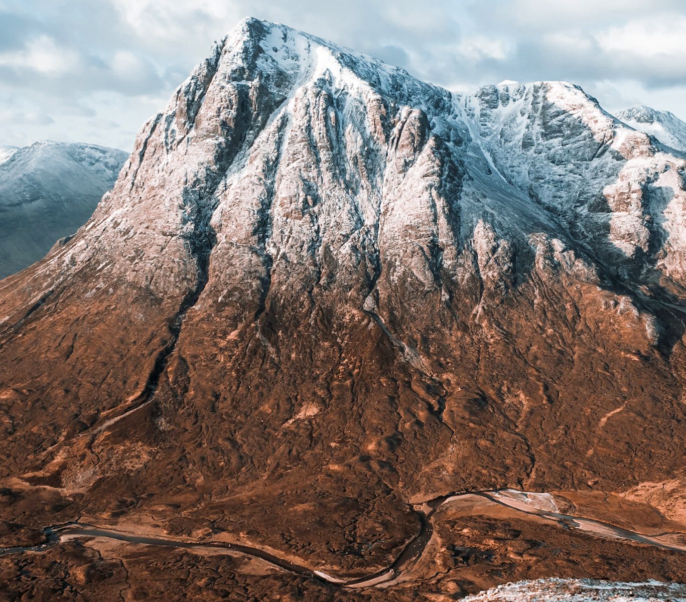 Buchaille Etive Mor in Glencoe in the Highlands of Scotland