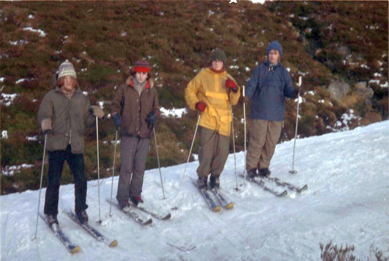 Ski slopes at Aviemore in the Cairngorms