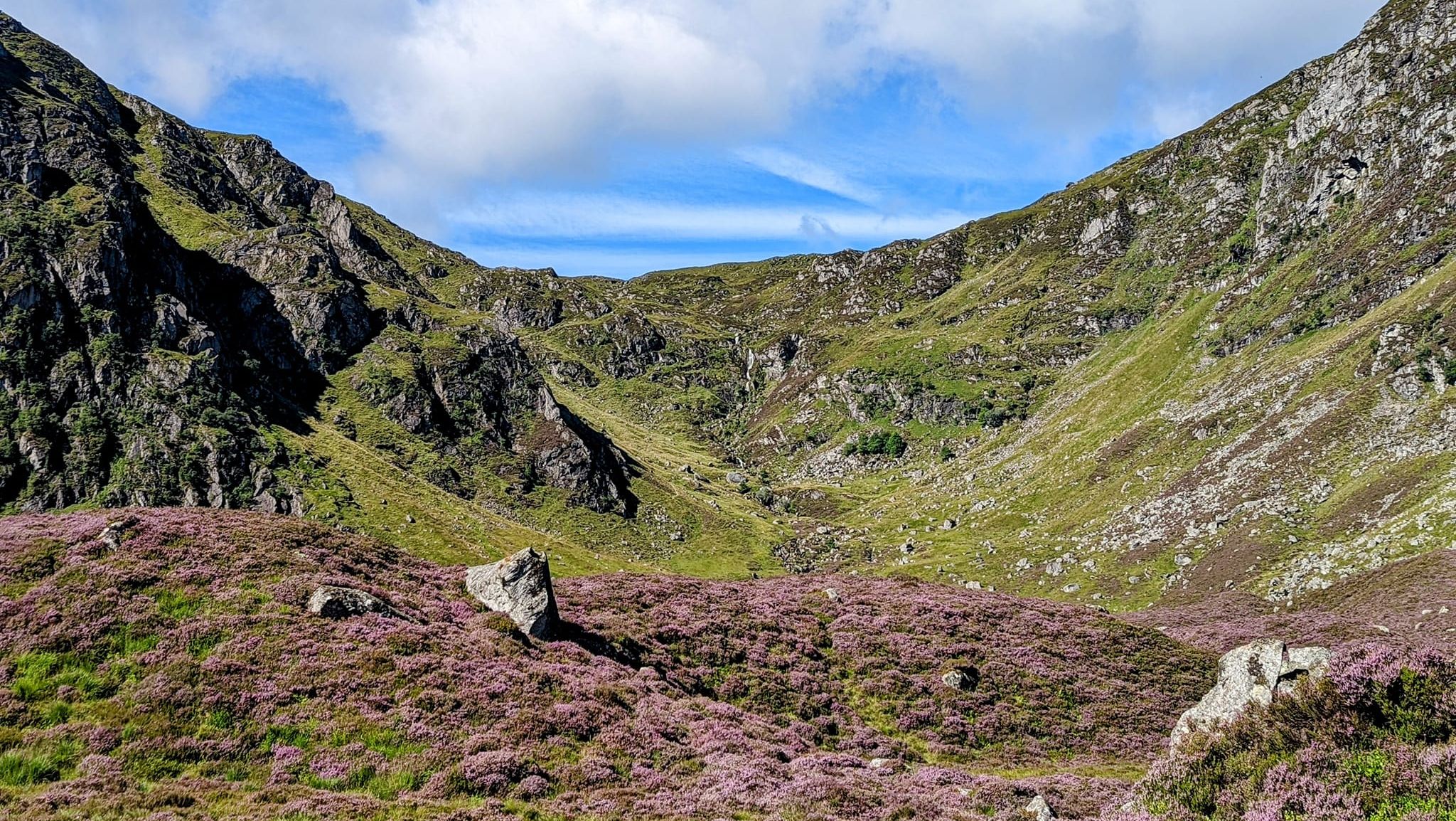 Corrie Fee above Glen Clova