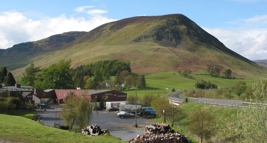 Ben Gulabin above Spittal of Glenshee in the Eastern Highlands