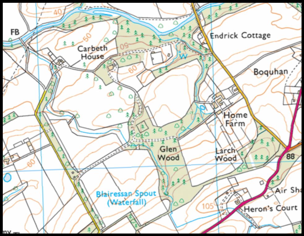 Map of Carbeth Estate