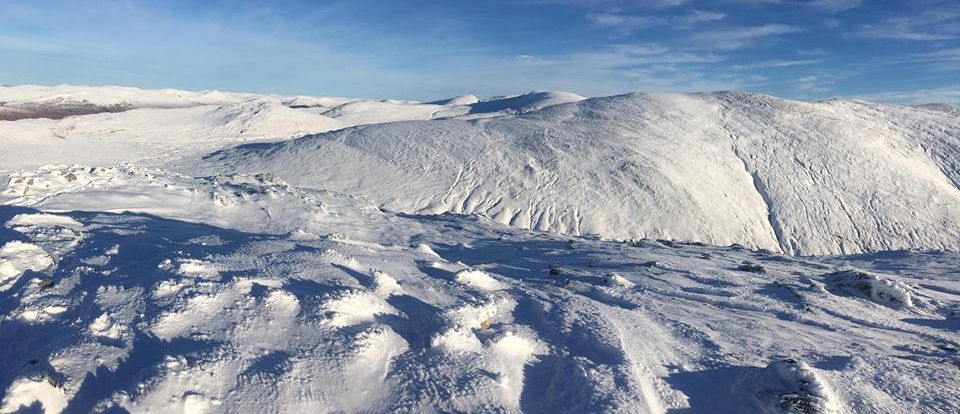 Beinn a Chaorainn from Beinn Teallach